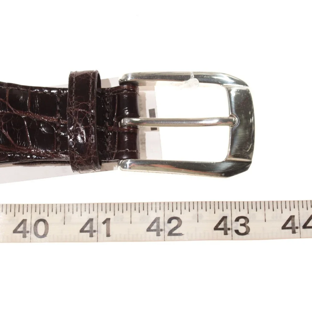Torino Leather Company NWT Braided / Woven Belt Size 36 US in Brown Leather
